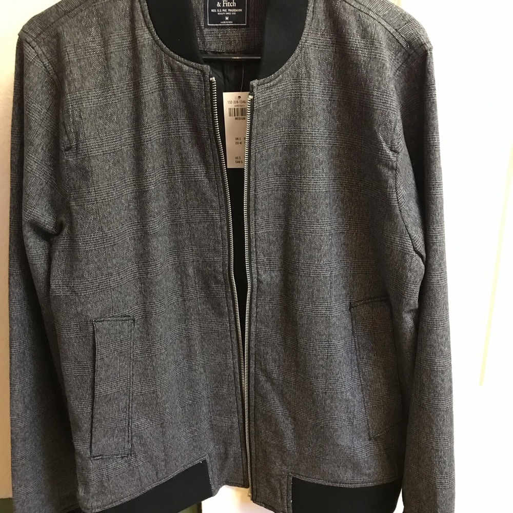 Abercrombie & Fitch tweed jacket size M new with tags never worn